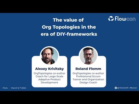 The value of Org Topologies in the era of DIY-frameworks