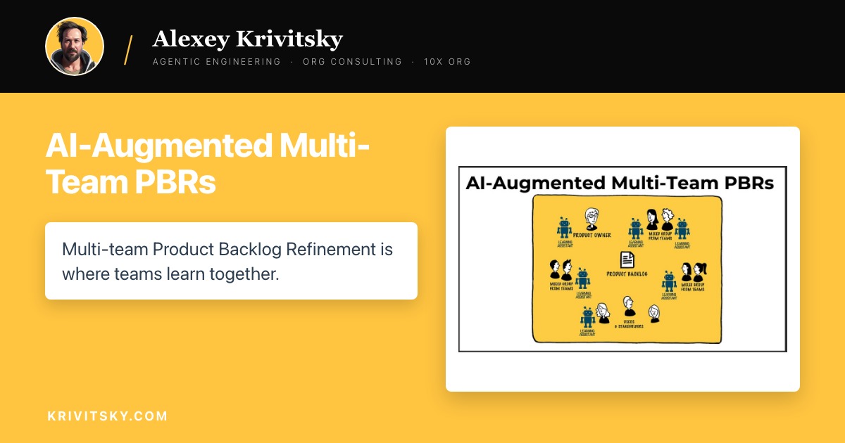 AI-Augmented Multi-Team PBRs