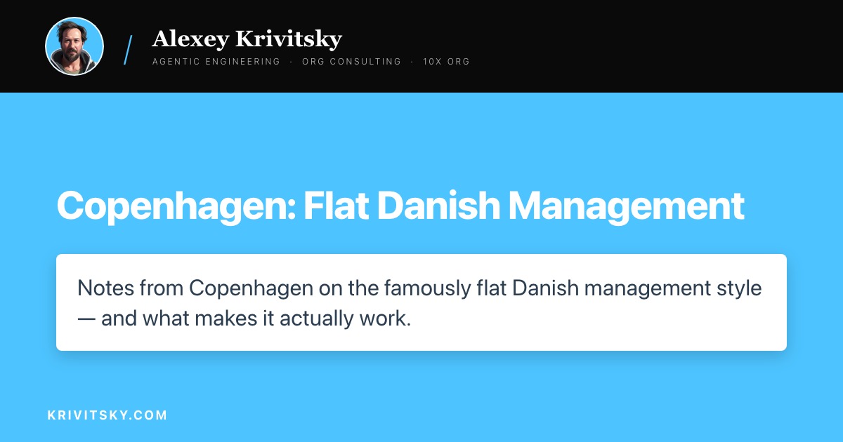 Copenhagen: Flat Danish Management