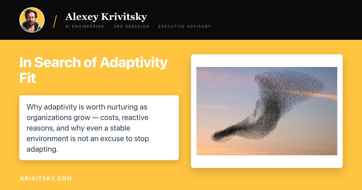 In Search of Adaptivity Fit