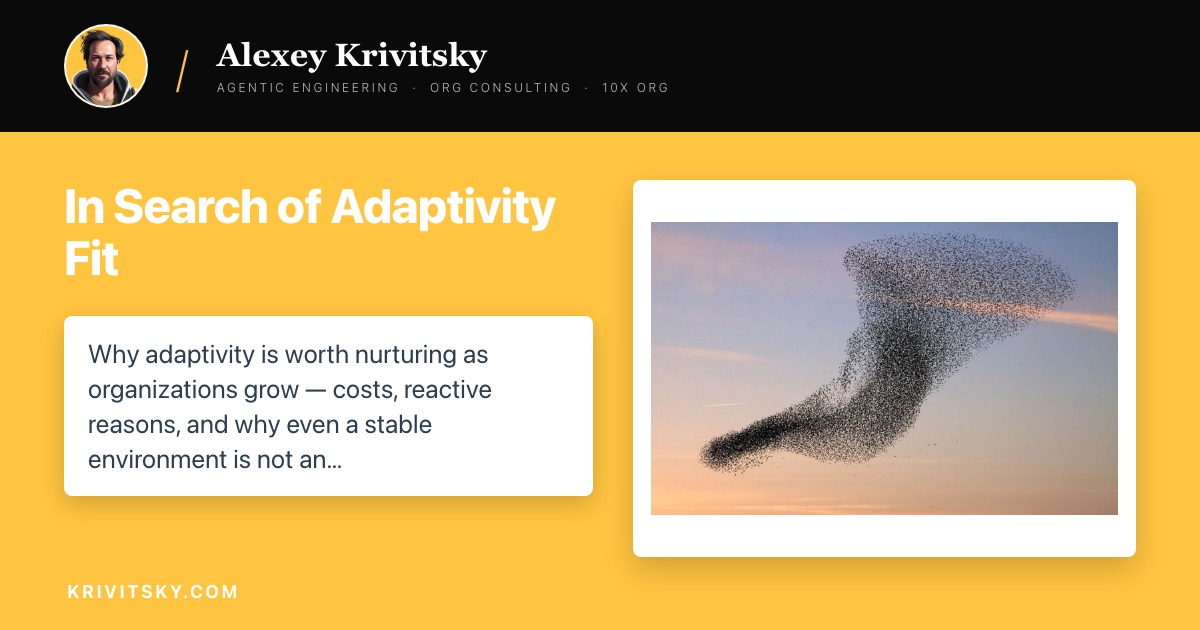 In Search of Adaptivity Fit