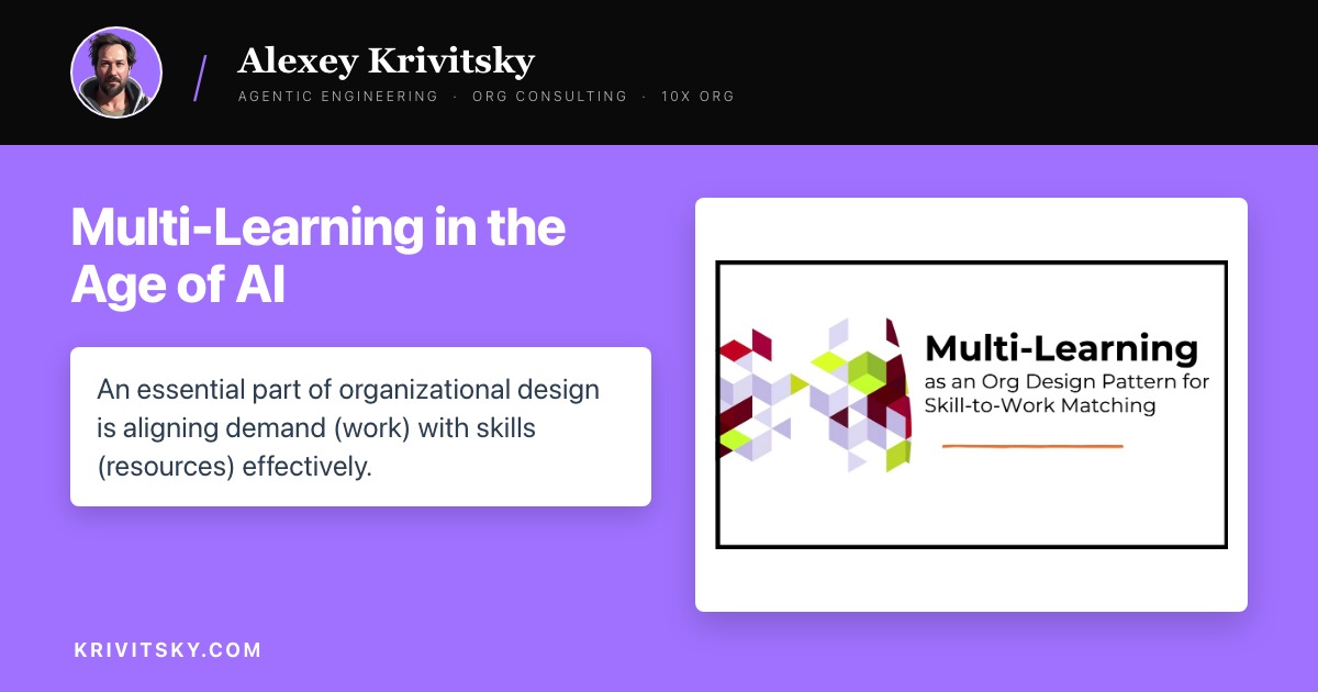 Multi-Learning in the Age of AI
