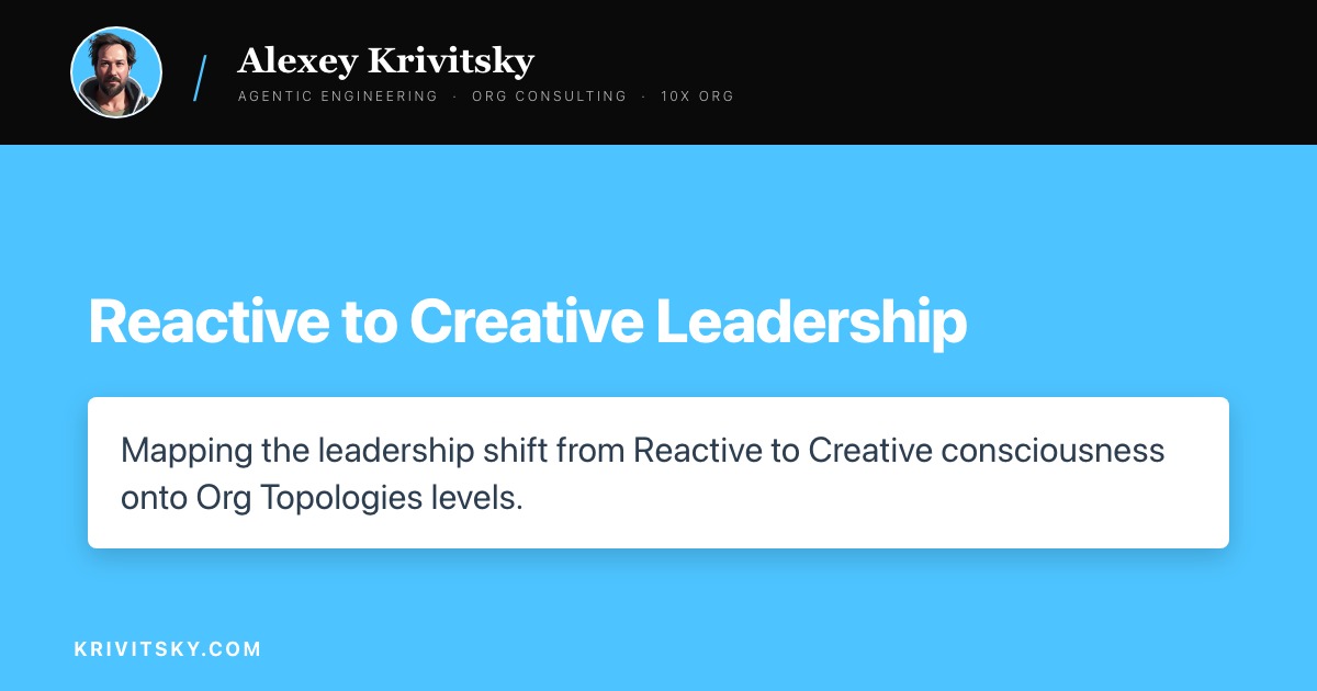 Reactive to Creative Leadership