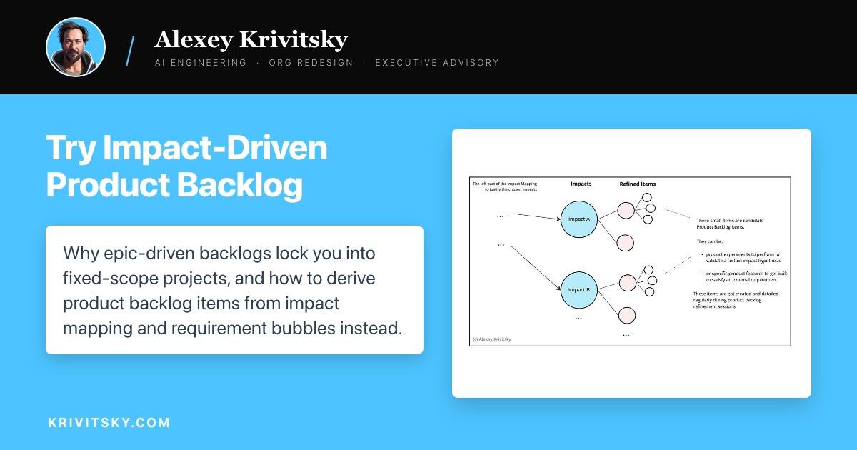 Try Impact-Driven Product Backlog